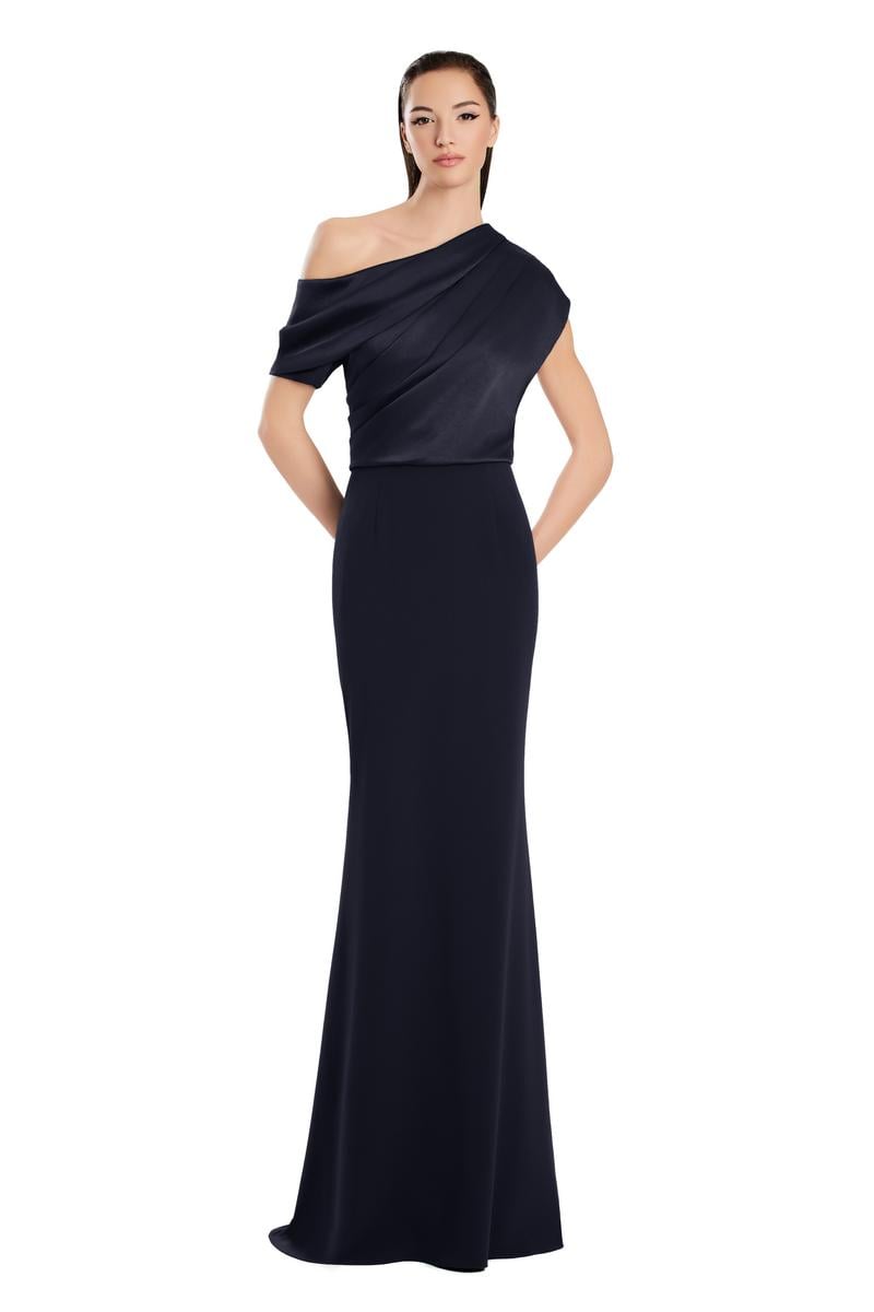 Alexander by Daymor - 3083S25 - One-Shoulder Draped Gown