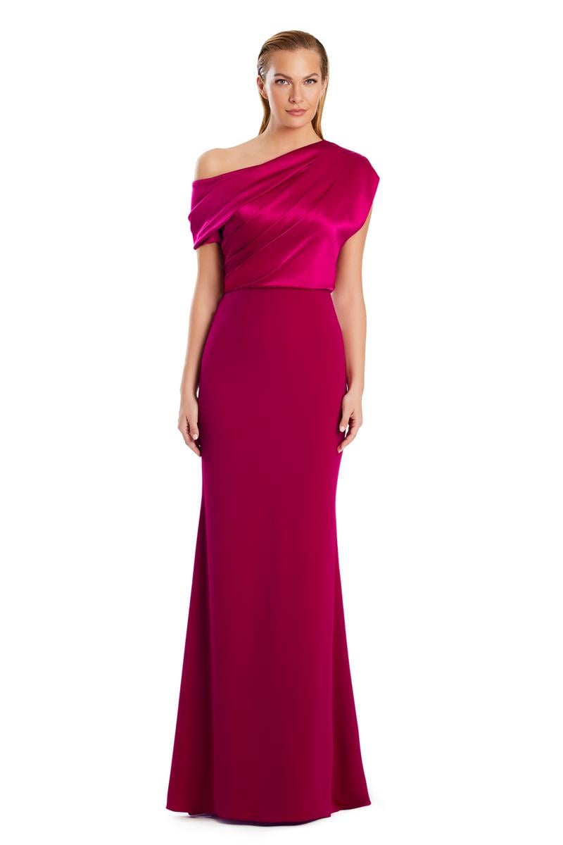 Alexander by Daymor - 3083S25 - One-Shoulder Draped Gown