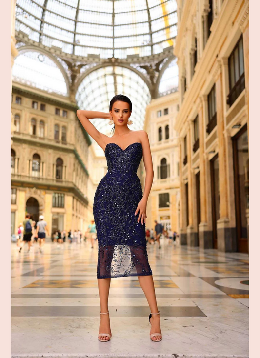 Nicoletta - NC1068 - Sweetheart Neckline Cocktail Dress