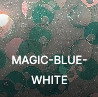 Jessica Angel - magic blue white velvet sequin swatch sample