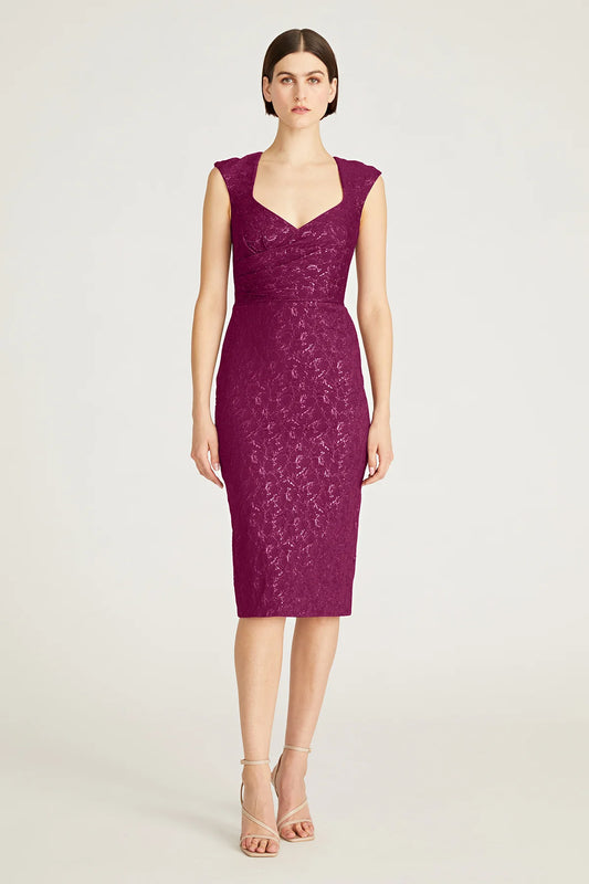 THEIA - 88110275 - OMNIA FITTED COCKTAIL DRESS