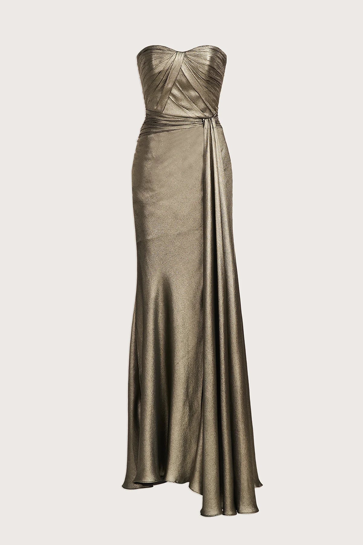 THEIA - 88110306 - FARREN STRAPLESS DRAPED GOWN
