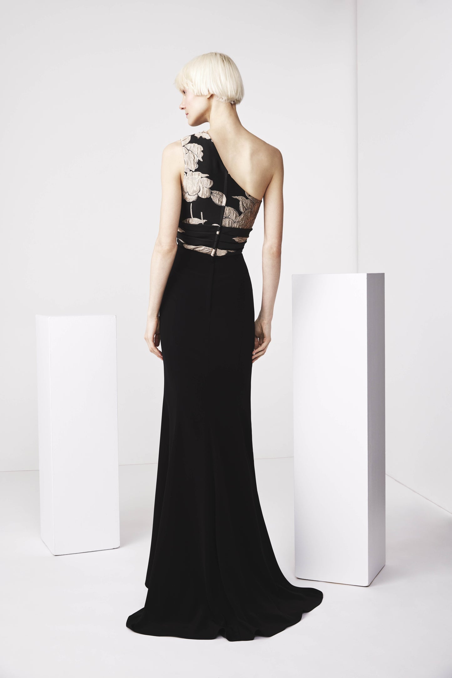Audrey+Brooks - 6511 - One Shoulder Fit and Flare Gown