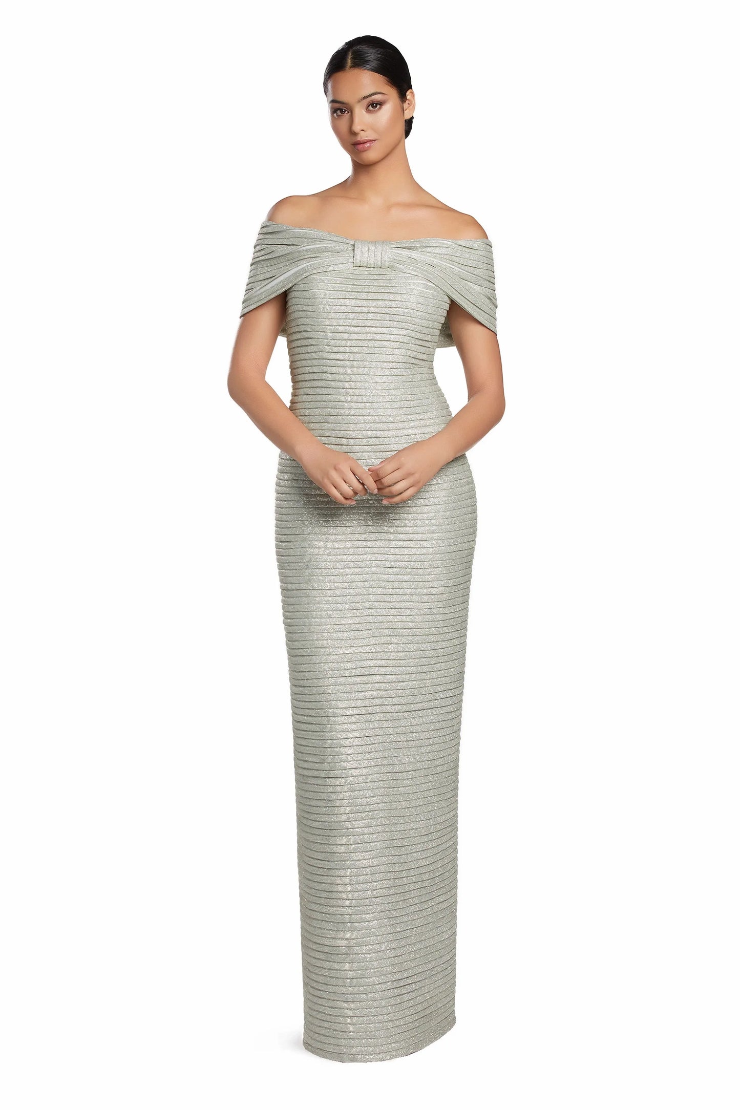 Alexander By Daymor - 2066 - Elegant Off-Shoulder Gown