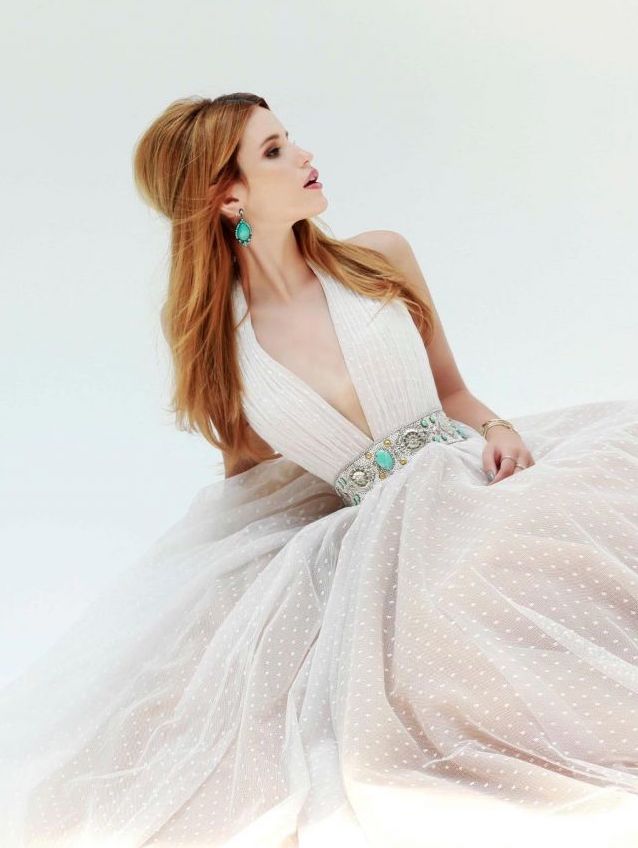 Bella Thorne modeling for SHERRI HILL.