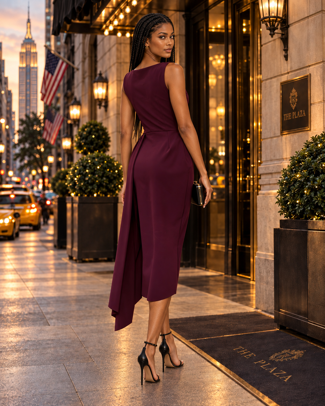 Chiara Boni - Cinthia - Draped Asymmetric Midi Dress