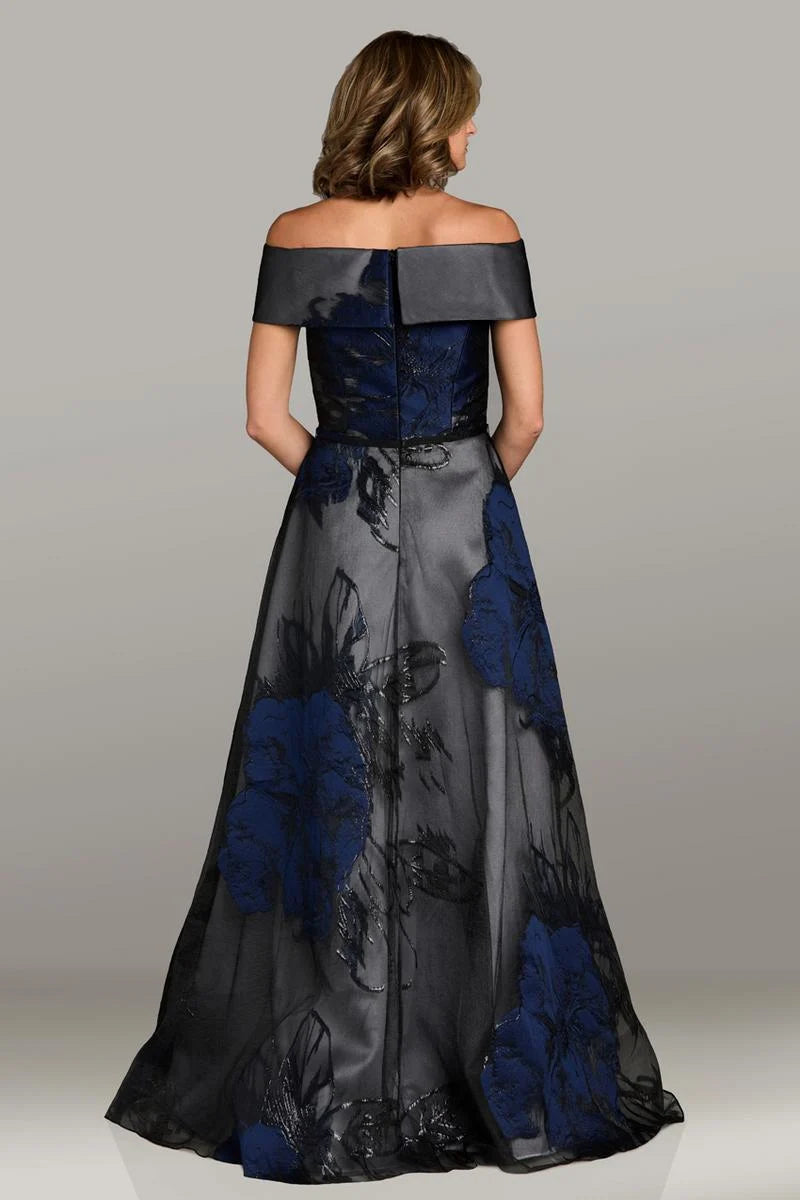 Gia Franco 18524 Off-Shoulder Floral Evening Gown – Madeline's