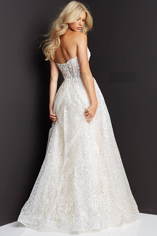 JVN - JVN08417 -Sequin Embellished Ballgown