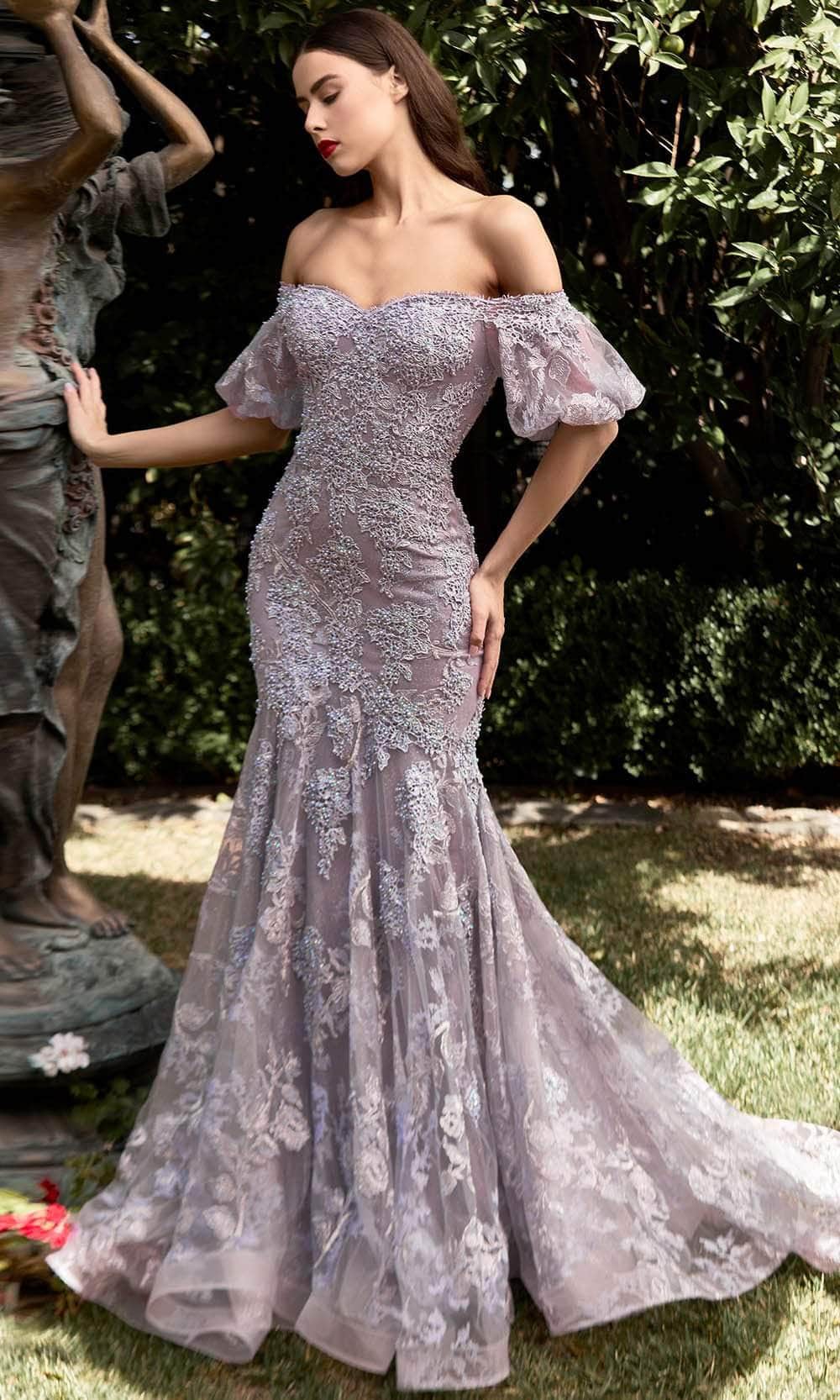LaDivine - CD959 - Fitted Mermaid Lace Gown