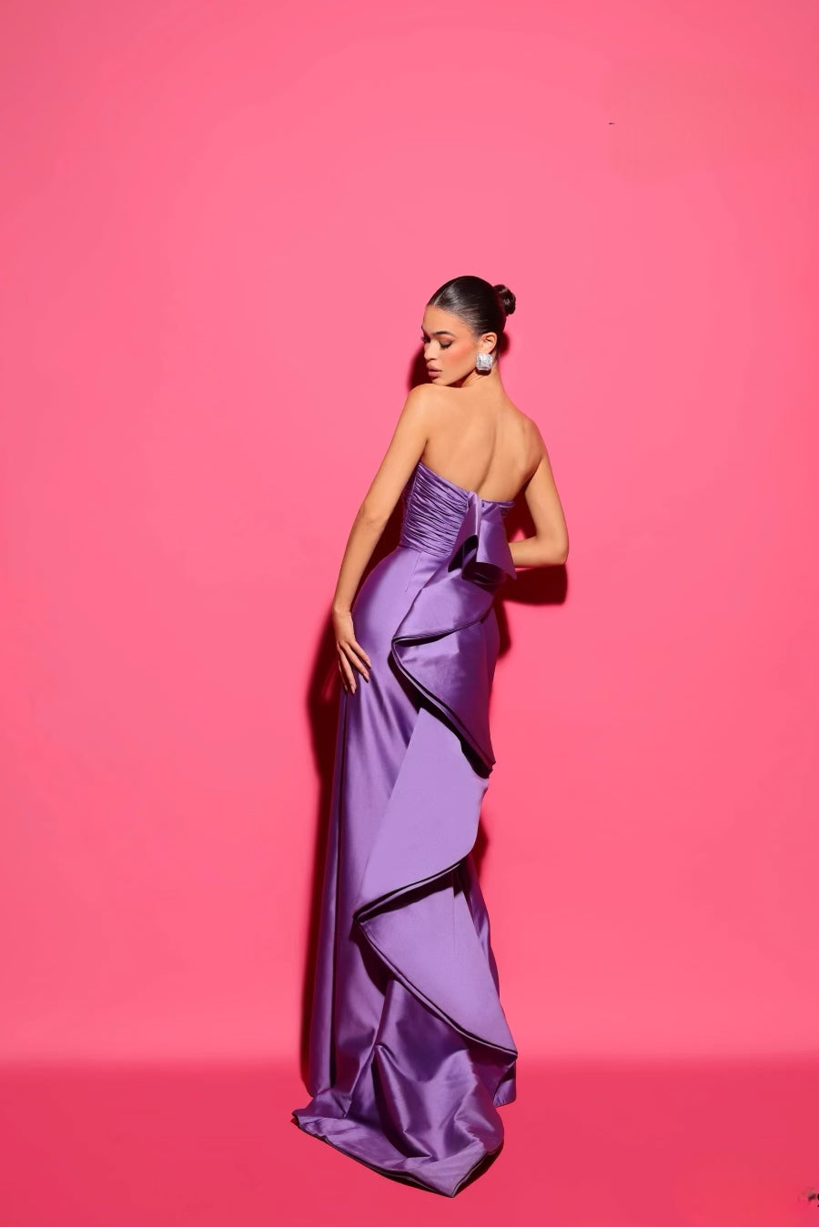 TARIK EDIZ - 98441 - Elegant Strapless Sheath Evening Dress